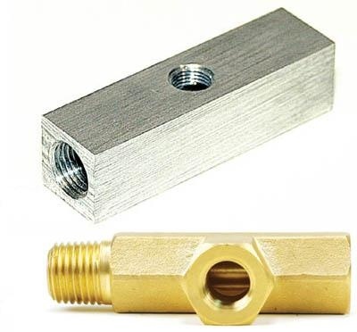 Druckluft T-Stück VIAIR 2xIG 1/4"+1xAG1/4" - 92848