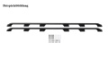 Rhino Rack Reling seitlich für NG Pioneer Plattform 2128 mm, schwarz - 53141