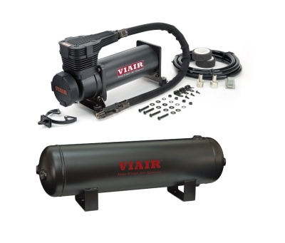 Kompressor Viair 485 C 12 Volt Stealth Black - Kessel-Kit...