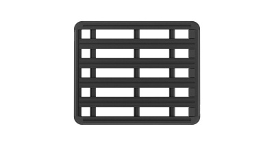 Rhino Rack Pioneer 6 Plattform Ford Ranger Doka 2011-2022, mit OEM Dachreling