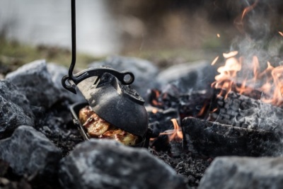 Petromax gusseiserner Kartoffelbräter