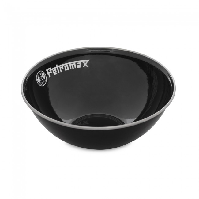 Petromax Emaille Schalen groß im 2er Set schwarz
