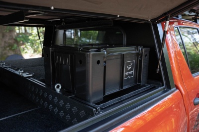 Bushtech Ammobox Halterung (Schiene) für Hardtop Ford Ranger T6