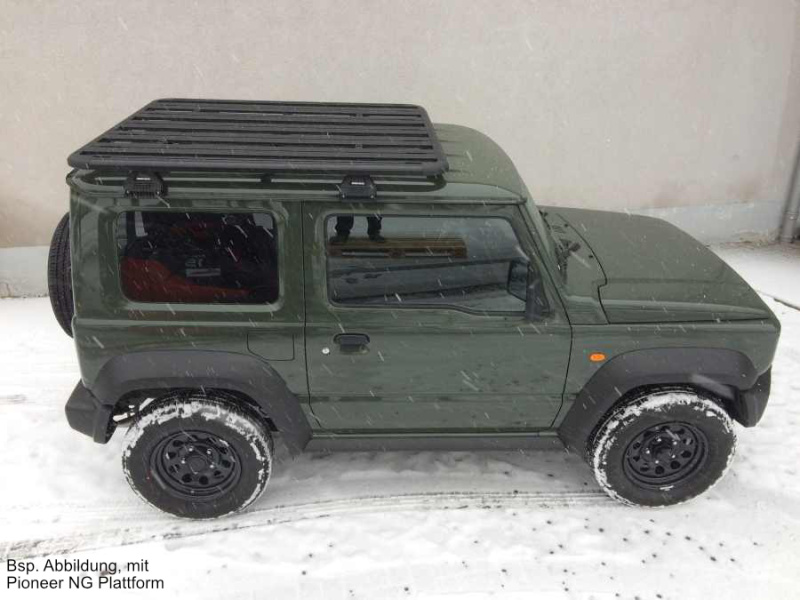Rhino Rack Pioneer 6 Plattform für Suzuki Jimny 2018 kurz- 1500 x 1380, inkl. Fußkit