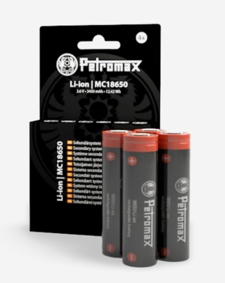 Petromax Akku 18650 4x Pack - 13.800 mAh