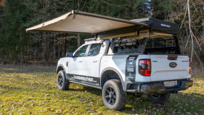 Rhino Rack Sunseeker Markise, freitragend mit Halter, 2200 x 2000 mm