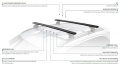 Rhino Rack Sportz Querträger, schwarz 1650 mm