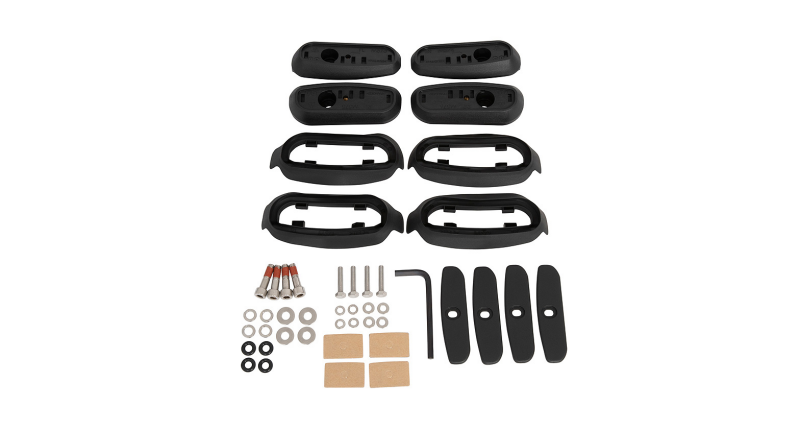 Rhino Rack Basiskit RCP71-BK (4 Stk) für Isuzu D-Max DoKa, ab 12/20