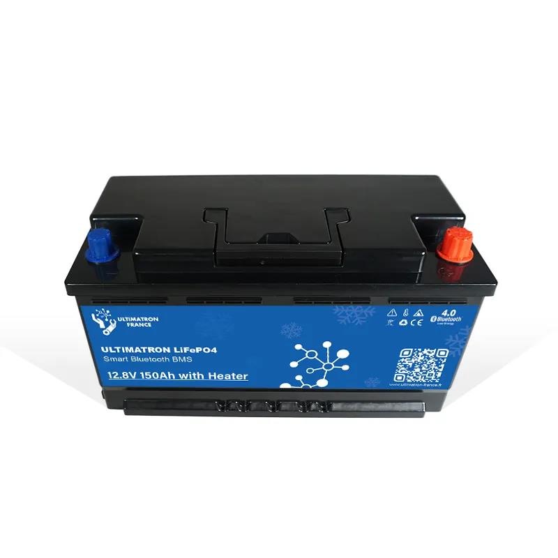 Ultimatron Untersitz Batterie Lithium 12V 180Ah LiFePO4 mit Heizung
