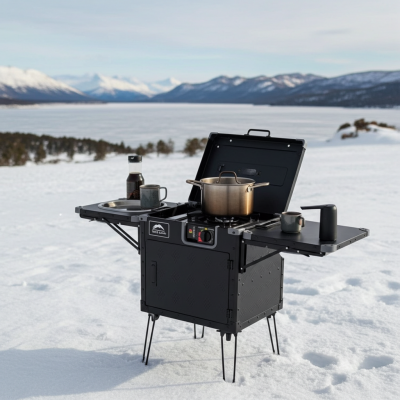 Wild Land Outdoor Küchenbox mit Kocher