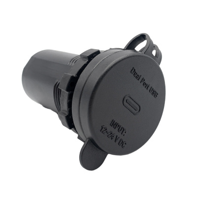 USB Doppelsteckdose zum Einbau Typ C 5-20 V PD 60W
