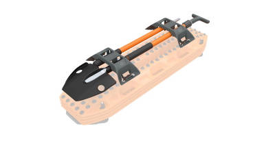 Maxtrax All-Terrain Schaufel inkl. Montagekit für MKII & Xtreme Bergeboards