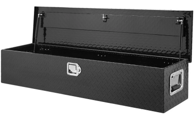 Alu - Box 170 Liter Riffelblech schwarz