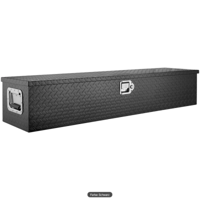 Alu - Box 170 Liter Riffelblech schwarz