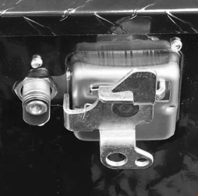 Alu - Box 170 Liter Riffelblech schwarz