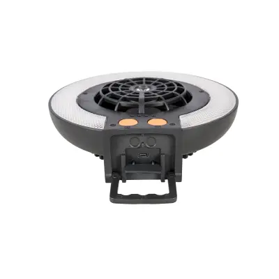 OzTent LED Ventilator Series II, schwarz, mit Akku und USB-C (OZ01ELB)