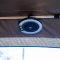 OzTent LED Ventilator Series II, schwarz, mit Akku und USB-C (OZ01ELB)