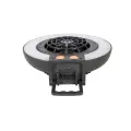 OzTent LED Ventilator Series II, schwarz, mit Akku und USB-C (OZ01ELB)