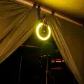 OzTent LED Ventilator Series II, schwarz, mit Akku und USB-C (OZ01ELB)