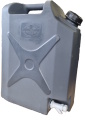 Wasserkanister Pioneer 20 Liter mit Auslaufhahn, dunkelgrau
