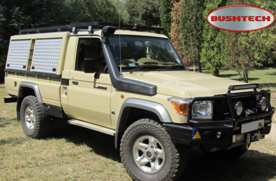 Hardtop Bushtech für Toyota Landcruiser LC79 Single Cab Riffelblech