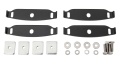 Rhino Rack Sportz Dachträger mit RX300L Fußkit für Land Rover Discovery 3 & 4 mit OEM Reling