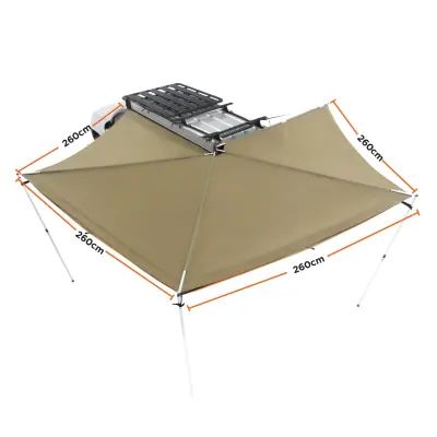 Oztent Markise Foxwing 270° links