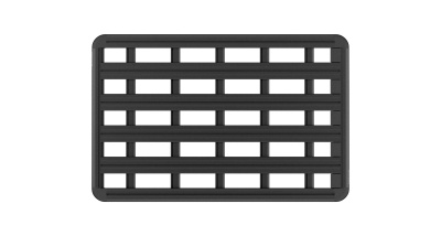 Rhino Rack Pioneer 6 Plattform 62102, 1900 x 1240 mm mit Fußkit RX100 für Dachreling