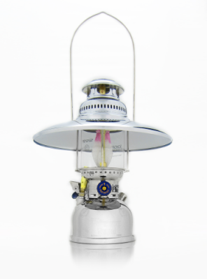 Reflektorschirm für Petroleumlampe Petromax 500 Stahl verchromt (silber)