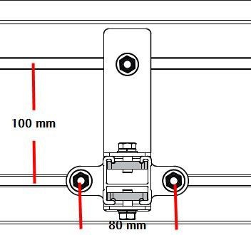 Rhino Rack Batwing Halterung für Heavy Duty Träger - 31102