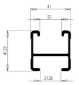 Dachträger-Paar Rhino Rack Heavy Duty für Toyota KJ / LJ 70, HZJ 76 / 79