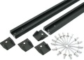 Rhino Rack Universal-Schienenkit (Paar) zum Aufnieten 1880 mm