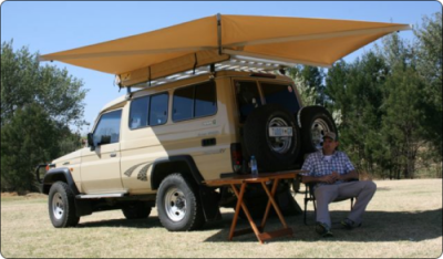 Eezi-Awn Markise BAT 270° AWNING links grün