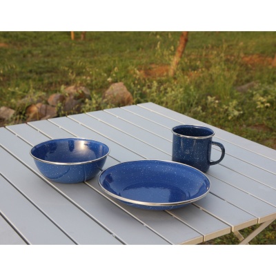 Origin Outdoors Teller aus Emaille Relags tief